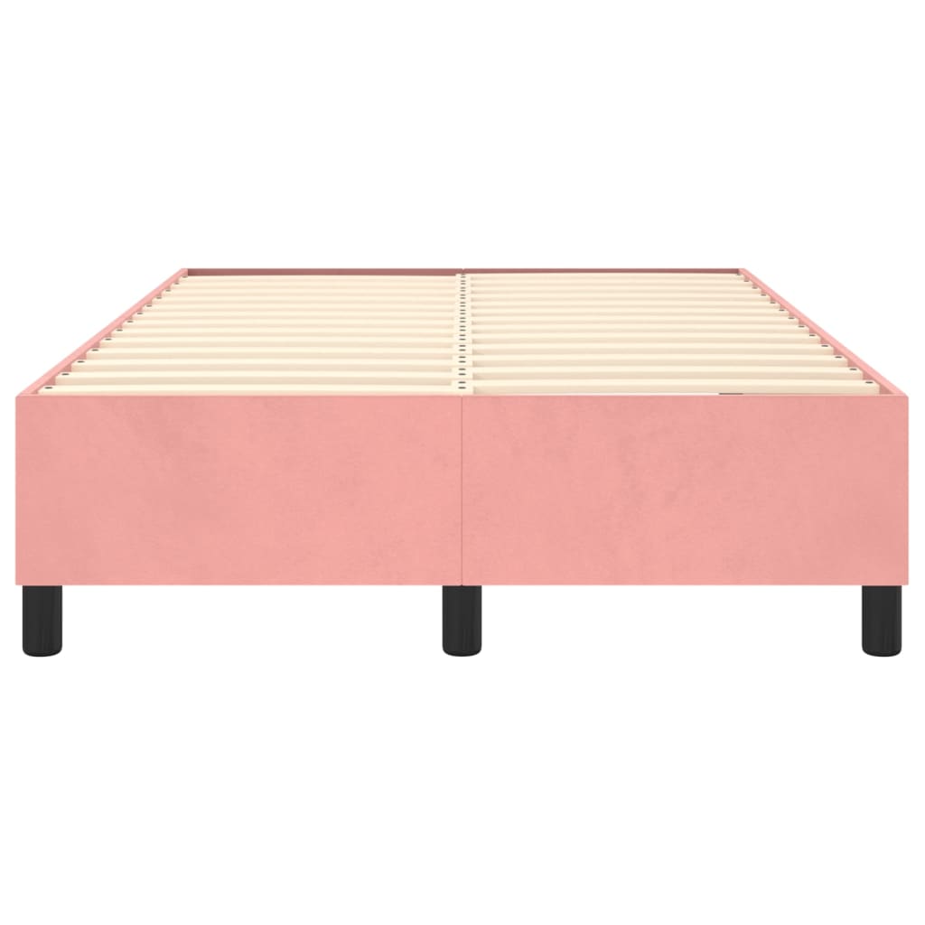 Boxspringbettgestell Rosa 120x200 cm Samt