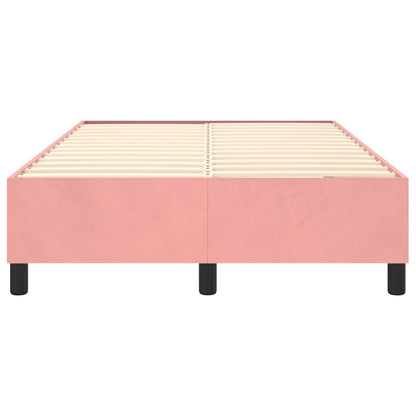 Boxspringbettgestell Rosa 120x200 cm Samt