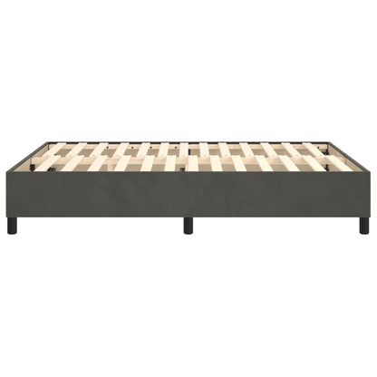 Boxspringbettgestell Dunkelgrau 140x200 cm Samt