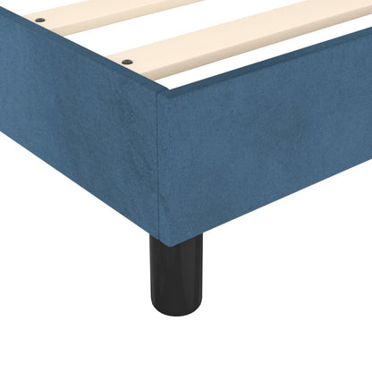 Boxspringbettgestell Dunkelblau 180x200 cm Samt