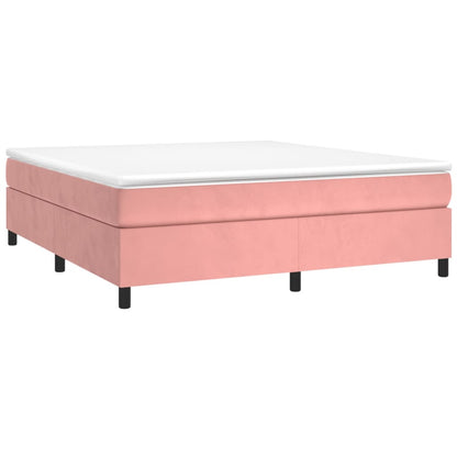 Boxspringbettgestell Rosa 200x200 cm Samt