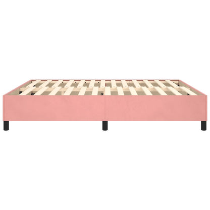 Boxspringbettgestell Rosa 200x200 cm Samt