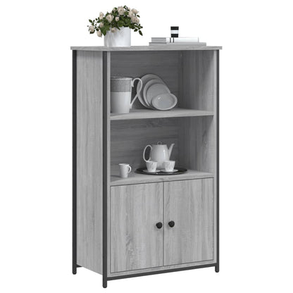 Highboard Grau Sonoma 62x32x103,5 cm Holzwerkstoff