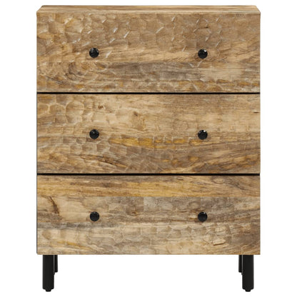 Beistellschrank 60x33x75 cm Massivholz Mango