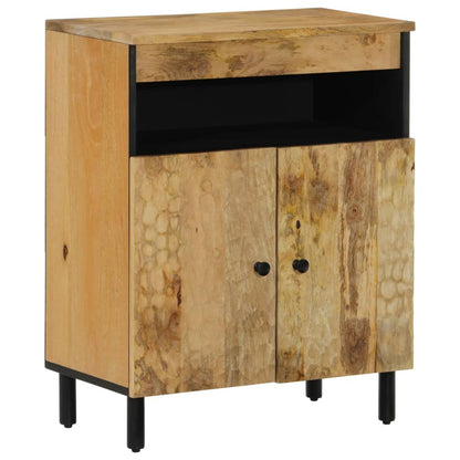 Beistellschrank 60x33x75 cm Massivholz Mango