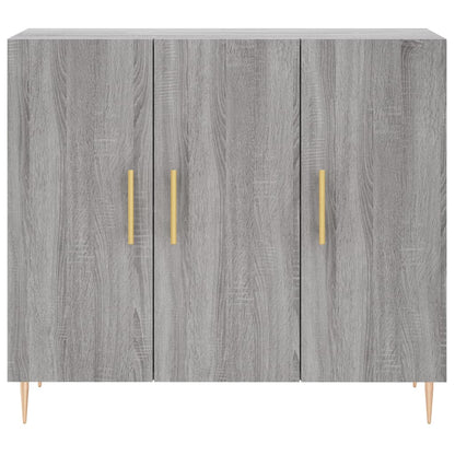 Sideboard Grau Sonoma 90x34x80 cm Holzwerkstoff