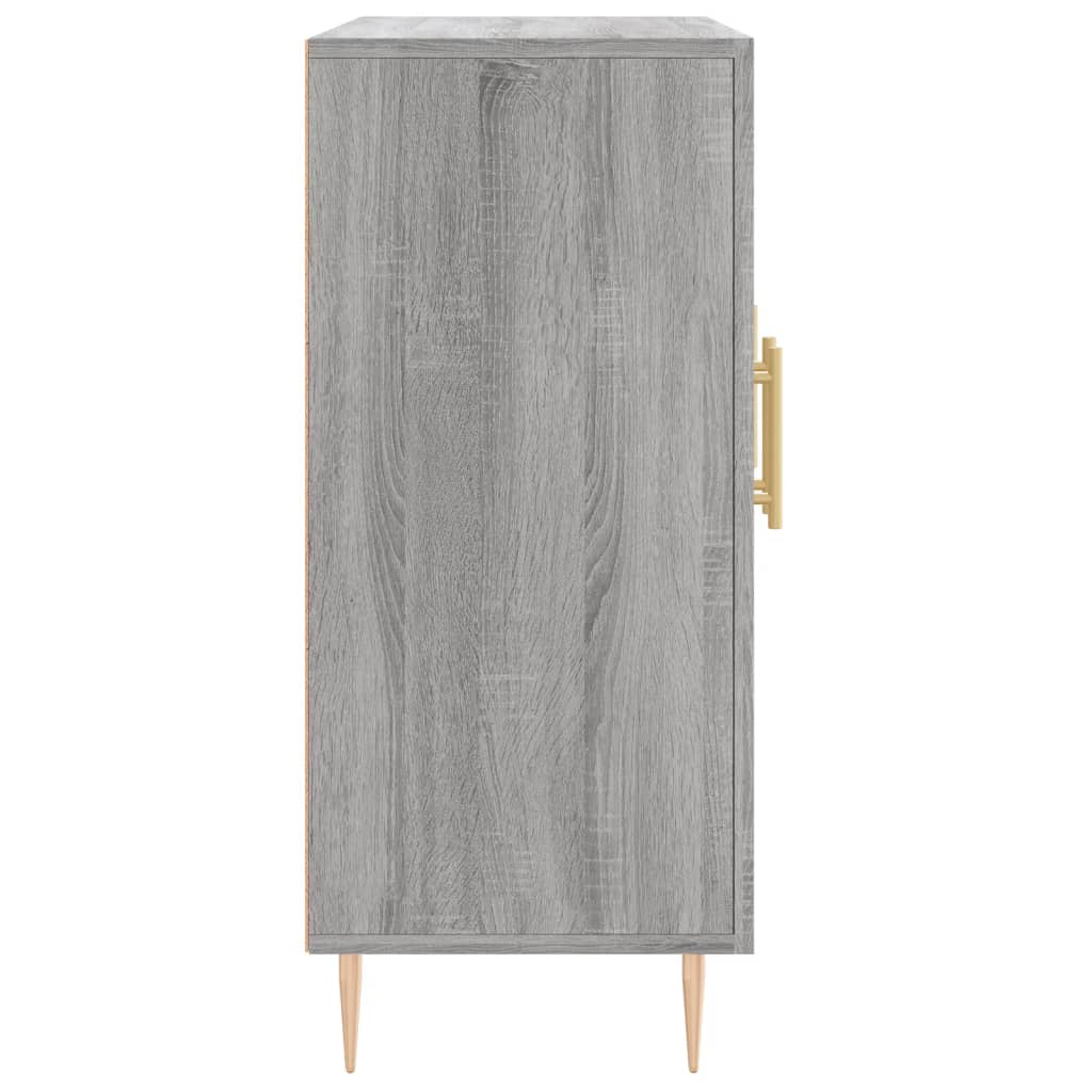 Sideboard Grau Sonoma 90x34x80 cm Holzwerkstoff