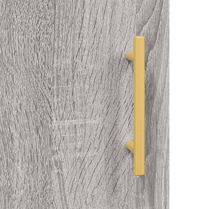 Sideboard Grau Sonoma 90x34x80 cm Holzwerkstoff