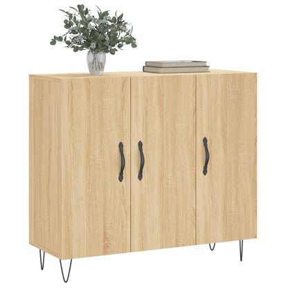 Sideboard Sonoma-Eiche 90x34x80 cm Holzwerkstoff