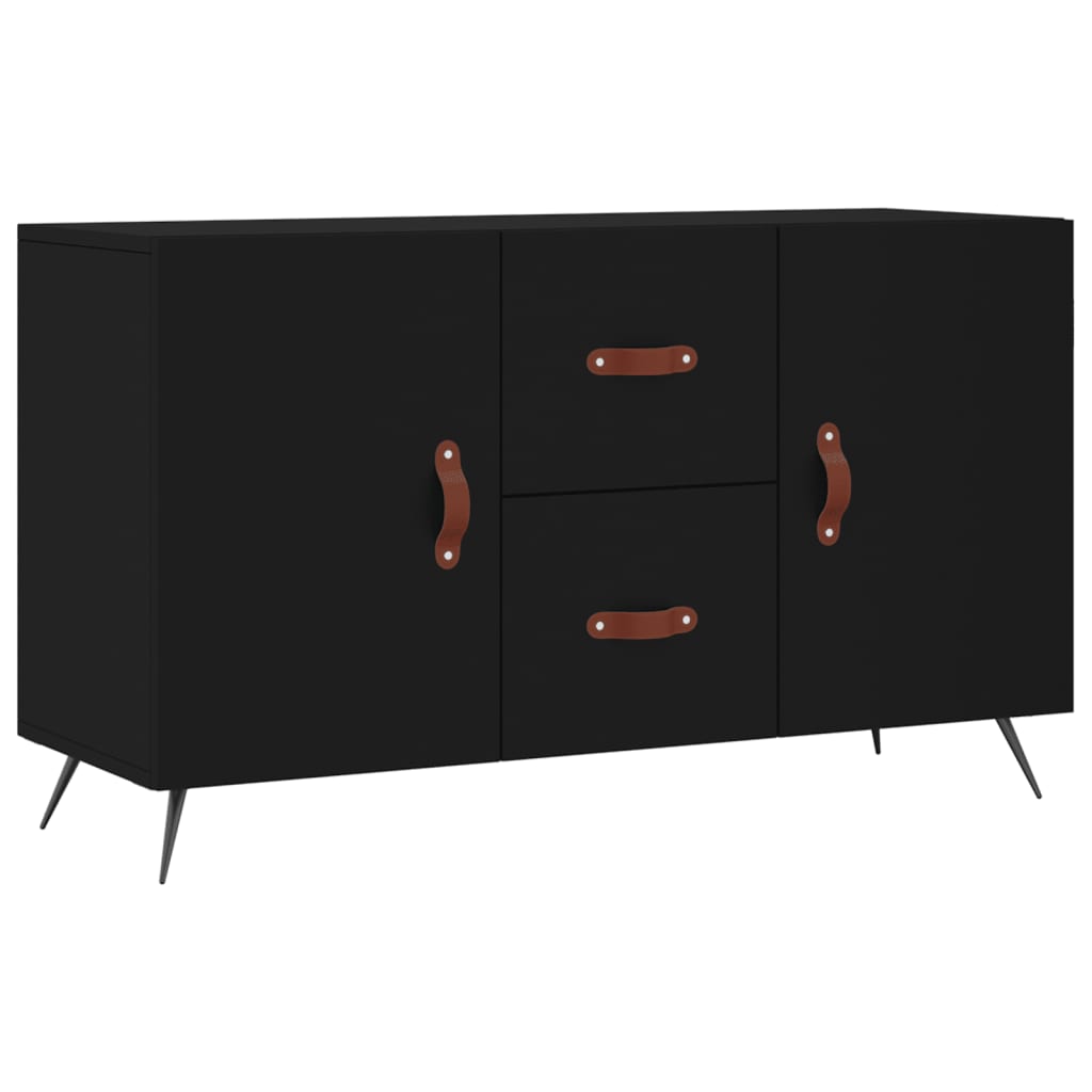 Sideboard Schwarz 100x36x60 cm Holzwerkstoff