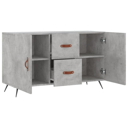 Sideboard Betongrau 100x36x60 cm Holzwerkstoff
