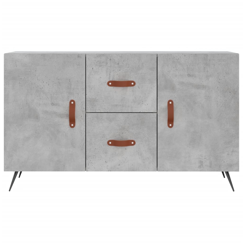 Sideboard Betongrau 100x36x60 cm Holzwerkstoff