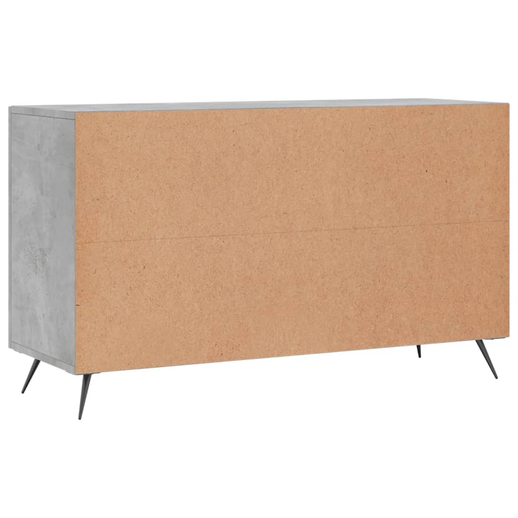Sideboard Betongrau 100x36x60 cm Holzwerkstoff