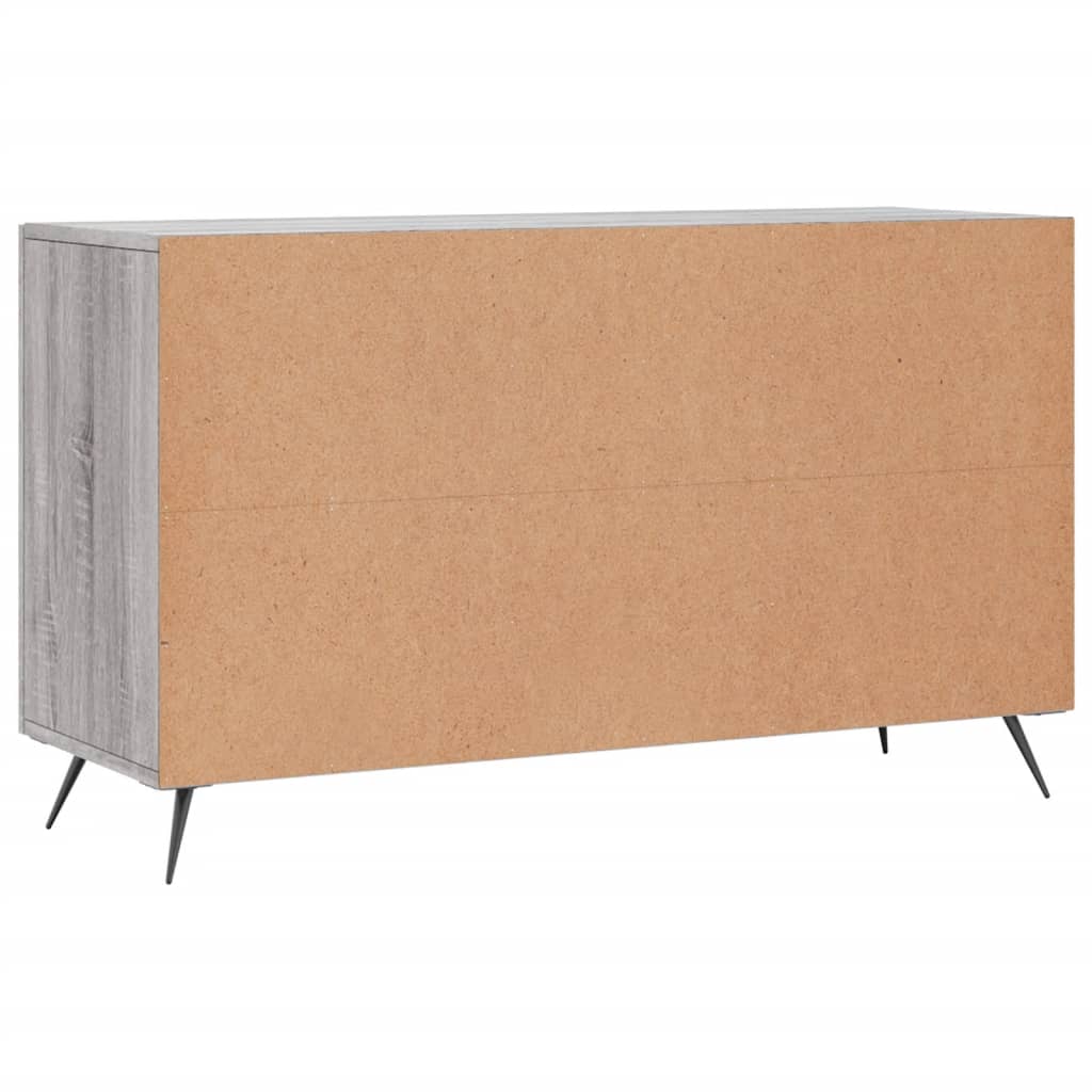 Sideboard Grau Sonoma 100x36x60 cm Holzwerkstoff
