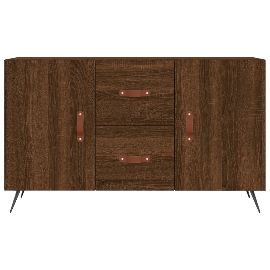 Sideboard Braun Eichen-Optik 100x36x60 cm Holzwerkstoff