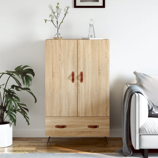 Highboard Sonoma-Eiche 69,5x31x115 cm Holzwerkstoff