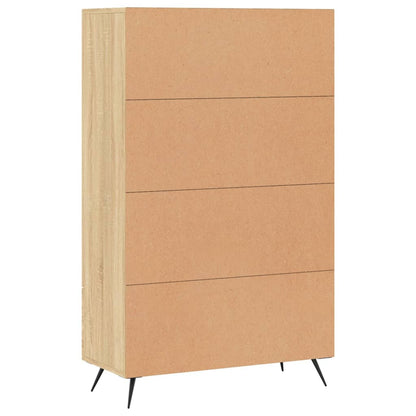 Highboard Sonoma-Eiche 69,5x31x115 cm Holzwerkstoff