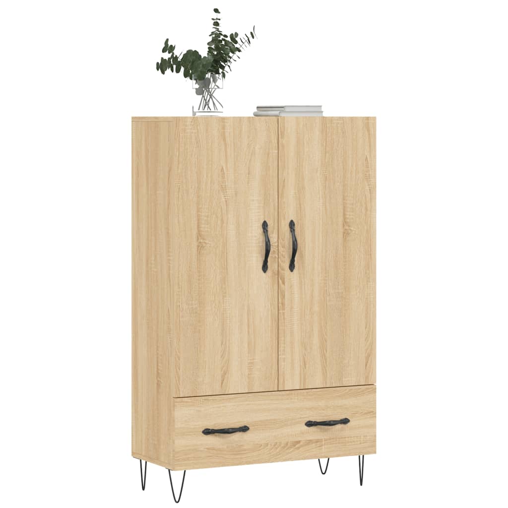 Highboard Sonoma-Eiche 69,5x31x115 cm Holzwerkstoff