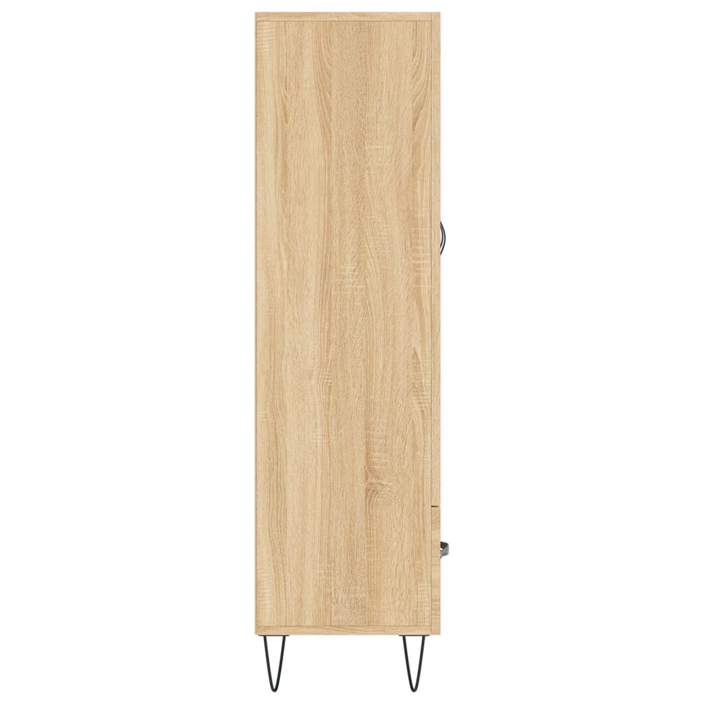 Highboard Sonoma-Eiche 69,5x31x115 cm Holzwerkstoff