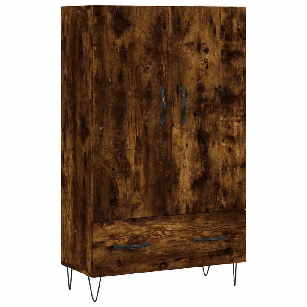 Highboard Räuchereiche 69,5x31x115 cm Holzwerkstoff