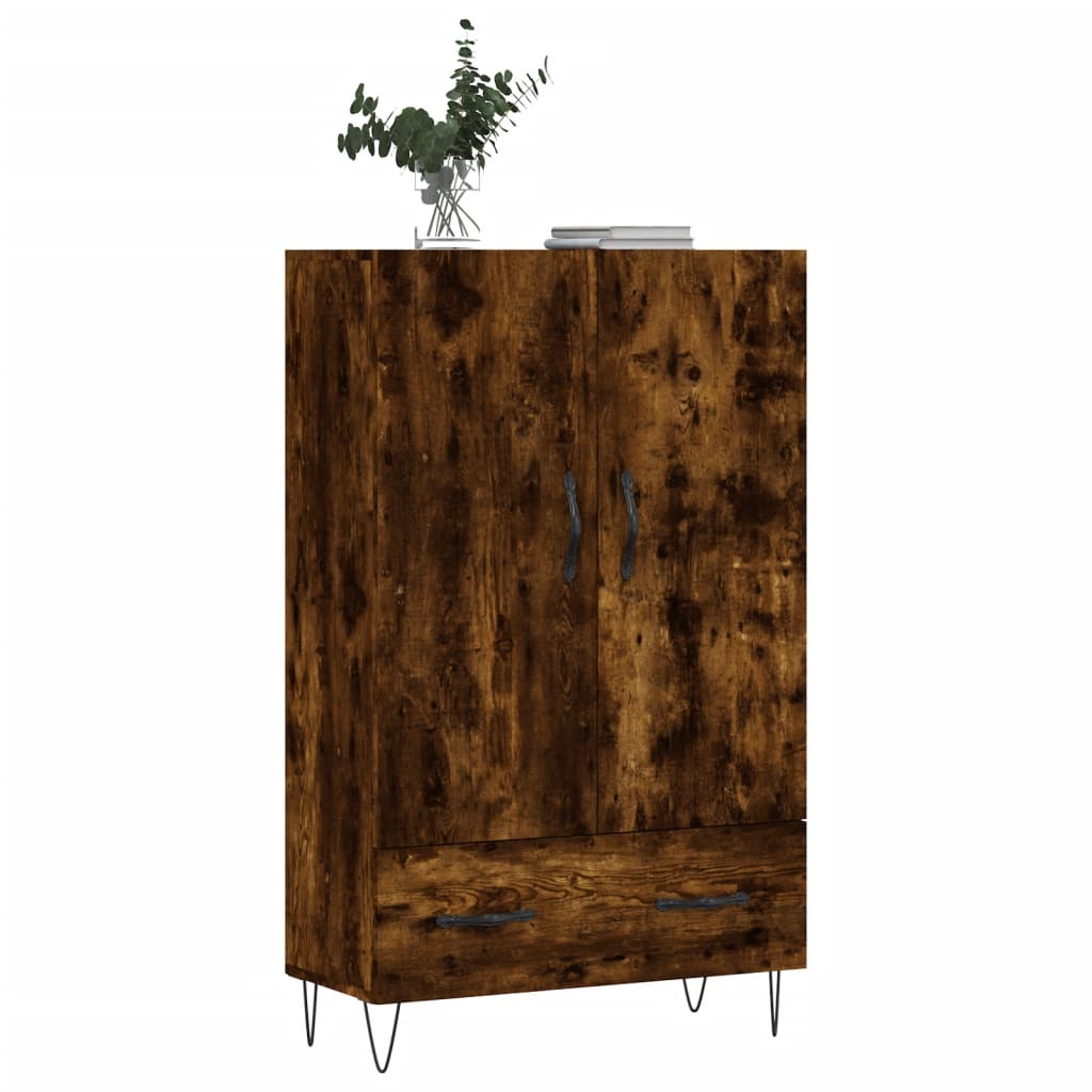 Highboard Räuchereiche 69,5x31x115 cm Holzwerkstoff