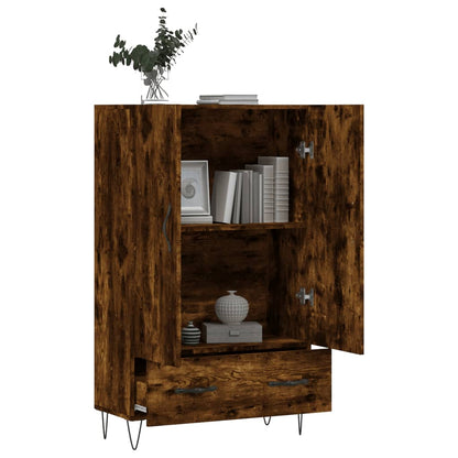 Highboard Räuchereiche 69,5x31x115 cm Holzwerkstoff