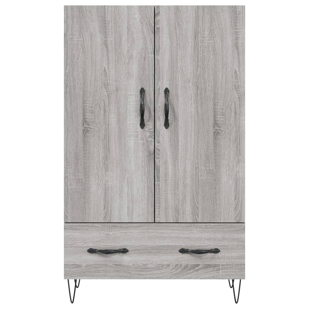 Highboard Grau Sonoma 69,5x31x115 cm Holzwerkstoff