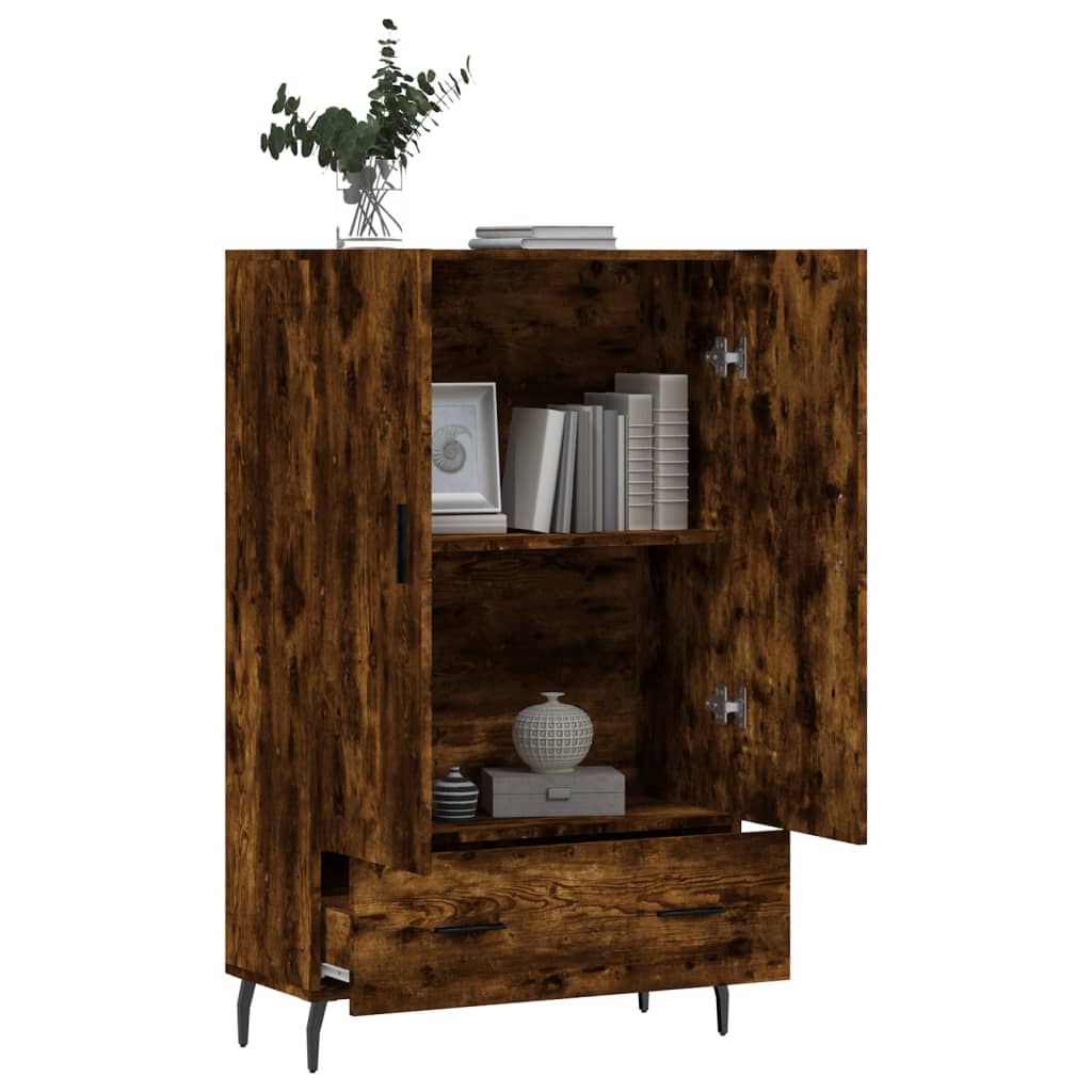 Highboard Räuchereiche 69,5x31x115 cm