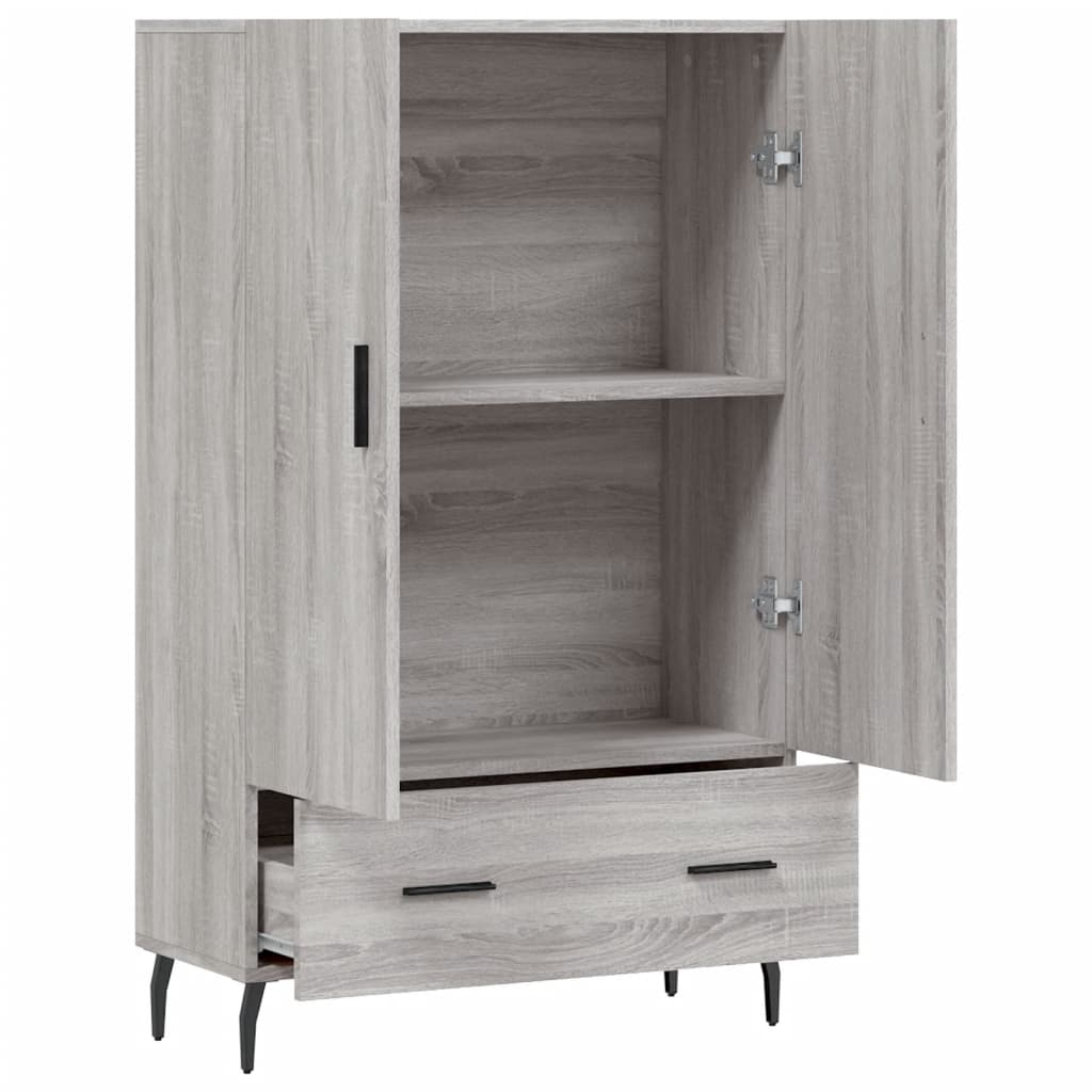 Highboard Grau Sonoma 69,5x31x115 cm