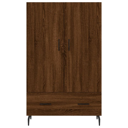 Highboard Braun Eichen-Optik 69,5x31x115 cm