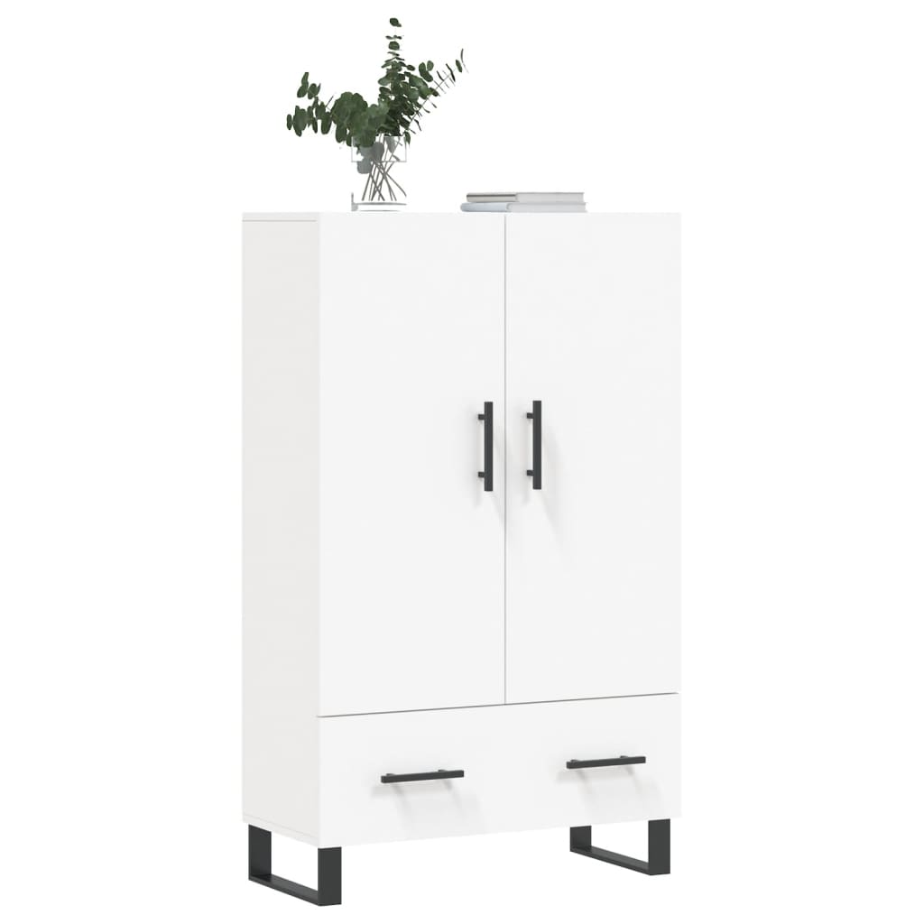 Highboard Weiß 69,5x31x115 cm