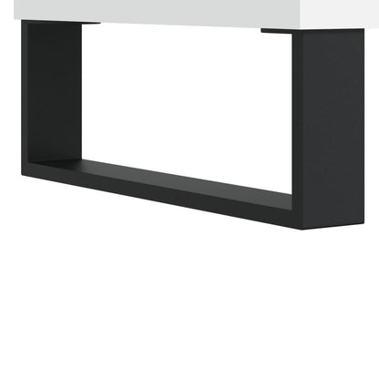 Highboard Weiß 69,5x31x115 cm