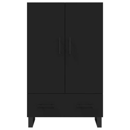 Highboard Schwarz 69,5x31x115 cm