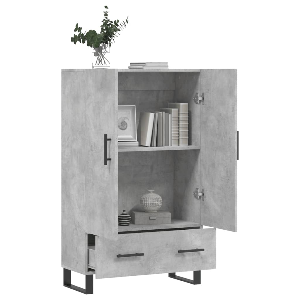 Highboard Betongrau 69,5x31x115 cm