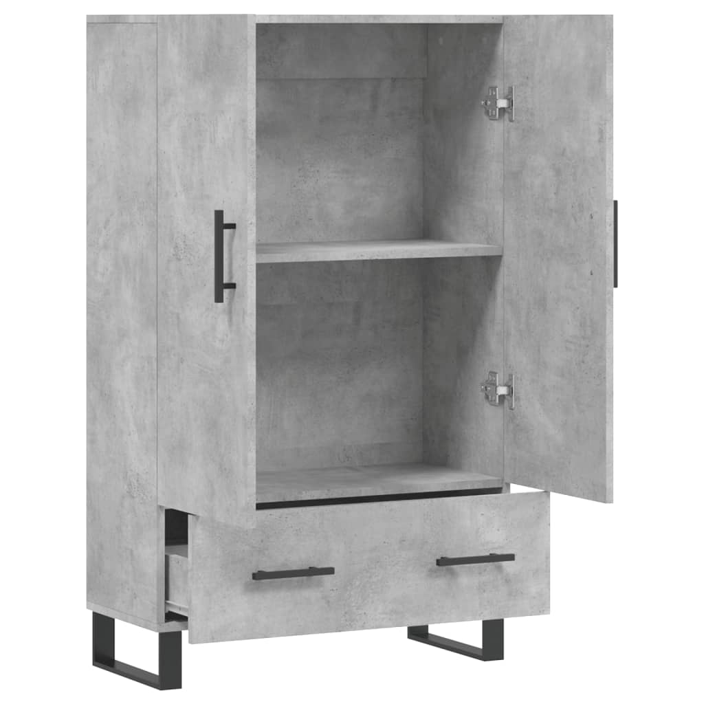 Highboard Betongrau 69,5x31x115 cm