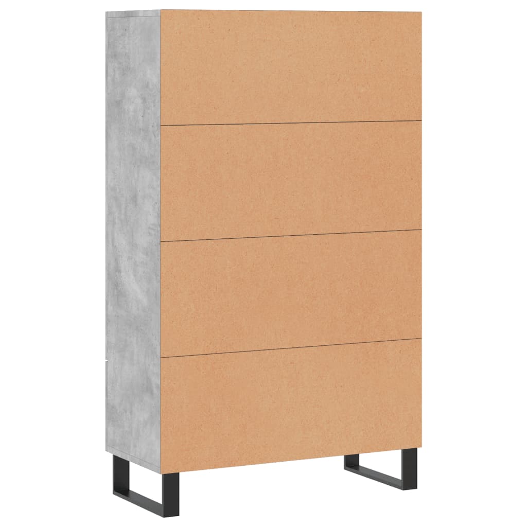 Highboard Betongrau 69,5x31x115 cm