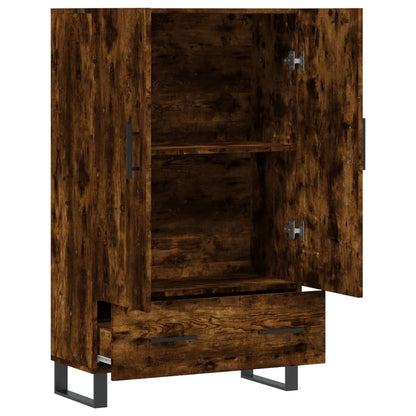 Highboard Räuchereiche 69,5x31x115 cm Holzwerkstoff