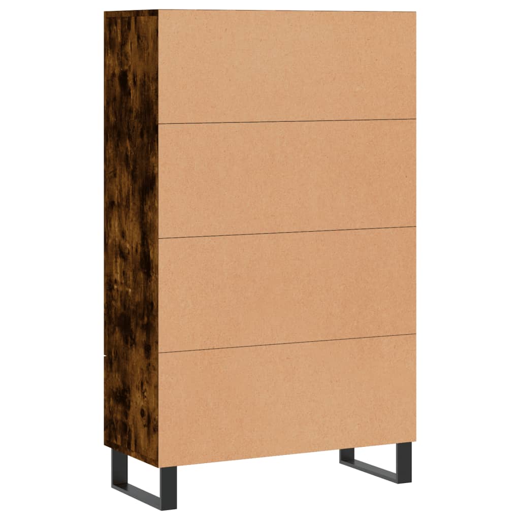 Highboard Räuchereiche 69,5x31x115 cm Holzwerkstoff