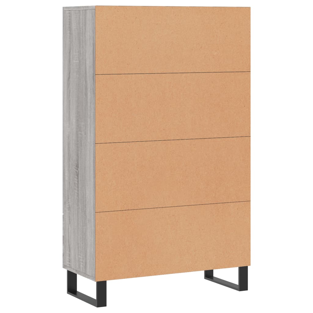 Highboard Grau Sonoma 69,5x31x115 cm