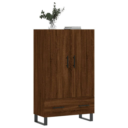 Highboard Braun Eichen-Optik 69,5x31x115 cm