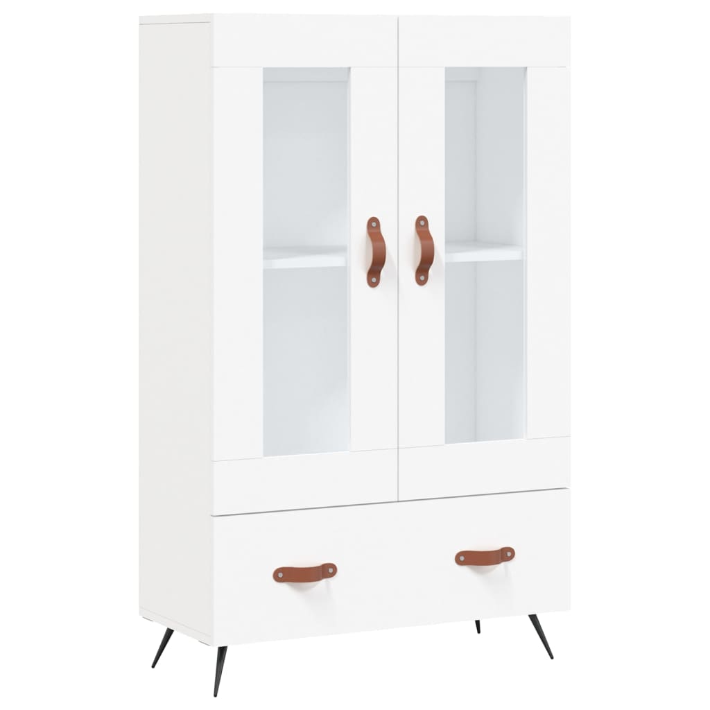 Highboard Weiß 69,5x31x115 cm