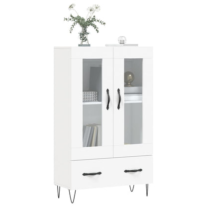 Highboard Weiß 69,5x31x115 cm