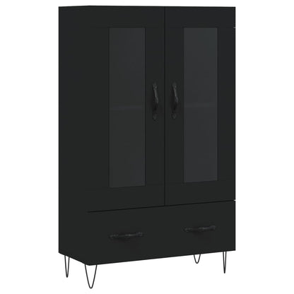 Highboard Schwarz 69,5x31x115 cm