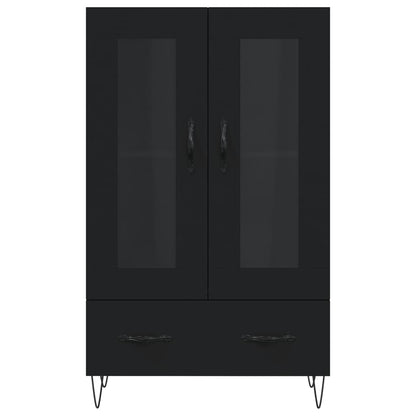 Highboard Schwarz 69,5x31x115 cm