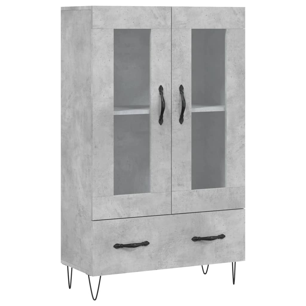 Highboard Betongrau 69,5x31x115 cm