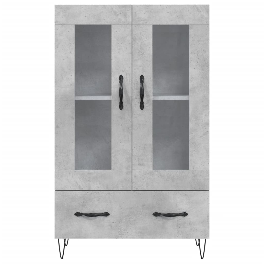 Highboard Betongrau 69,5x31x115 cm