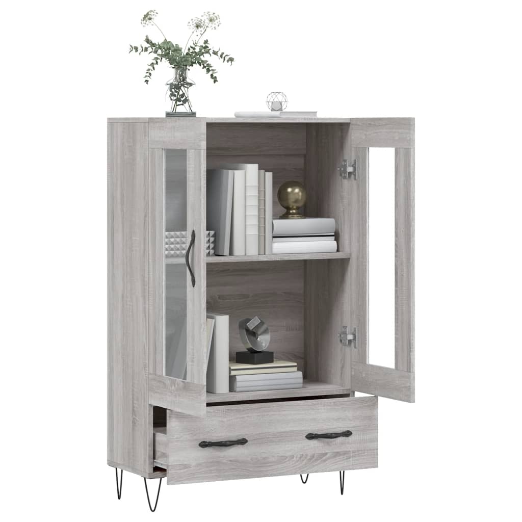 Highboard Grau Sonoma 69,5x31x115 cm