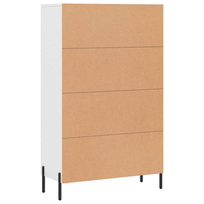 Highboard Weiß 69,5x31x115 cm