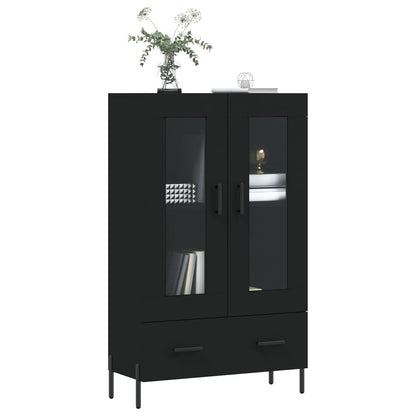 Highboard Schwarz 69,5x31x115 cm