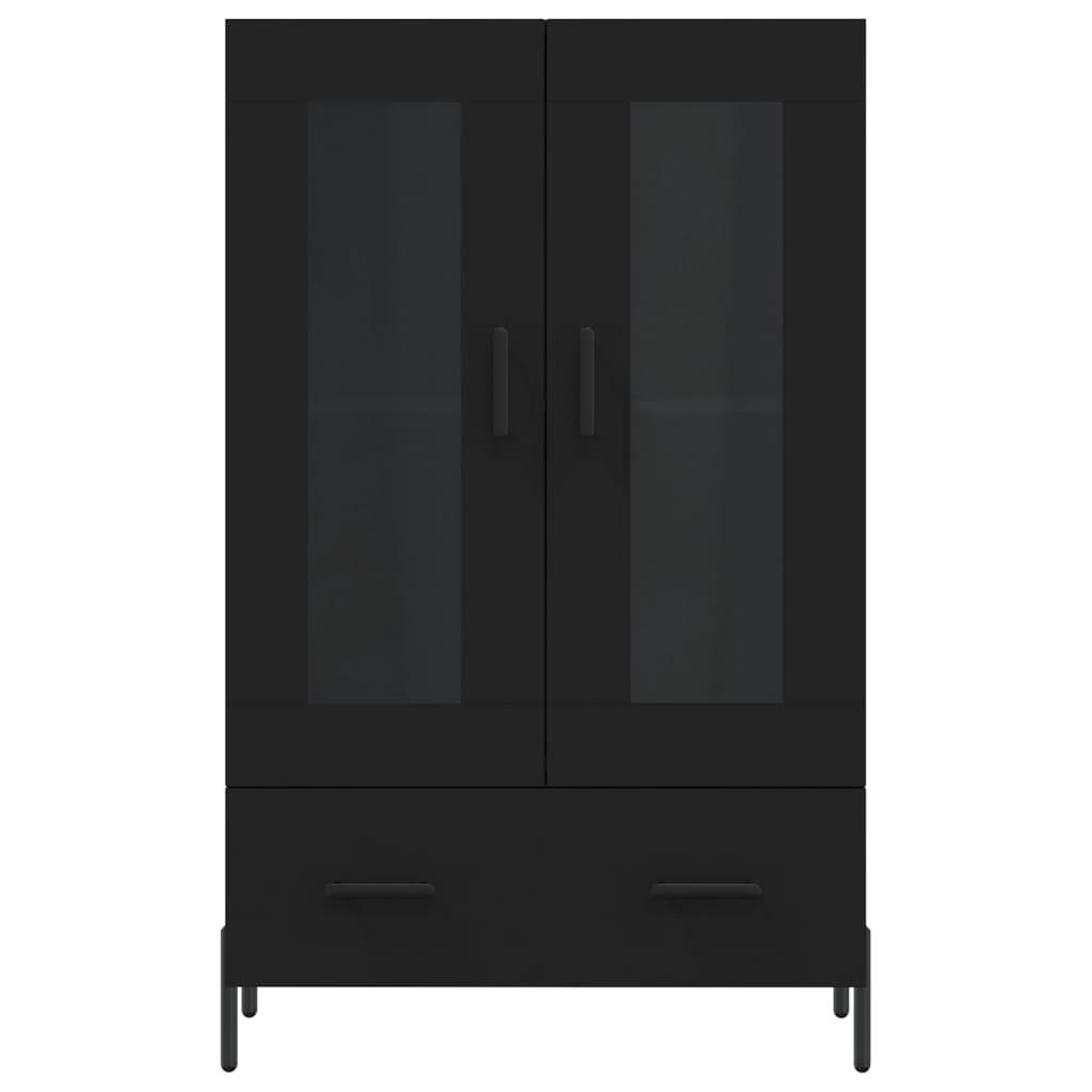 Highboard Schwarz 69,5x31x115 cm